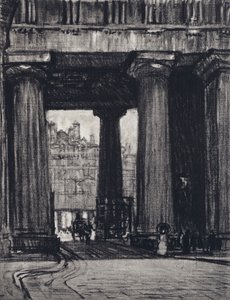 Euston İstasyonu (lito) by Joseph (after) Pennell