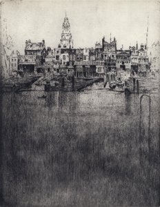 Kireç evi (lito) by Joseph (after) Pennell