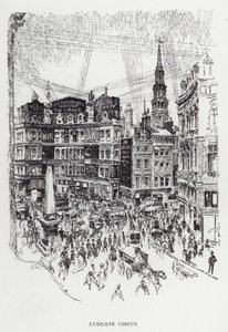 Ludgate Sirki (lito) by Joseph (after) Pennell