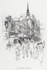 Aziz Martin, Ludgate (taş) by Joseph (after) Pennell