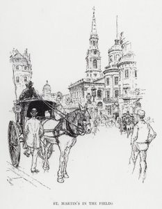Aziz Martin Tarlalarda (lito) by Joseph (after) Pennell