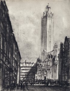 Katedral, Westminster (taş) by Joseph (after) Pennell