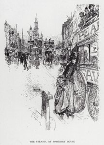 The Strand, Somerset House (taş) by Joseph (after) Pennell