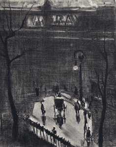 Charing Cross Altında (lito) by Joseph (after) Pennell