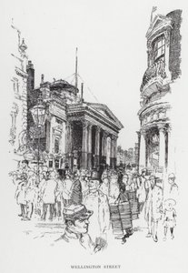 Wellington Caddesi (lito) by Joseph (after) Pennell