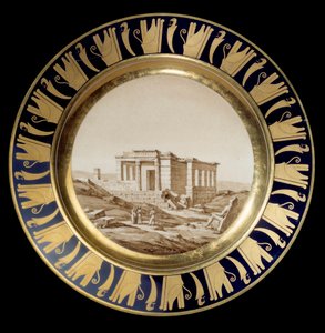 Fil adasının tapınaklarından birinin kalıntıları by Joseph (after) Swebach Desfontaines