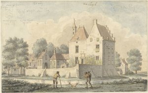 Vleuten yakınlarındaki Kale De Eng by Joseph Adolf Schmetterling