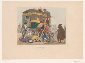 Yolculu otobüs soyuldu Le cesaret à l'Épreuve (nesne üzerine başlık) Rahatsızlık (dizi başlığı) Uygunsuz (nesne üzerine dizi başlığı) by Joseph Ambroise Jobard