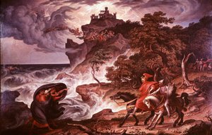 Macbeth ve Cadılar, 1835 by Joseph Anton Kock