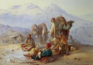 Bir Arap Kampı (kağıt üzerinde wc)