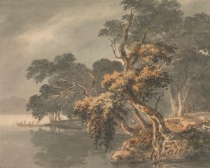 Göl Kenarında Sonbahar Ağaçları by Joseph Barber