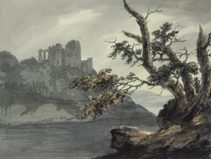 Nehir yakınında harap kale by Joseph Barber