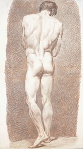 Çıplak Erkek Çalışması, Arkadan Görünüş, 1774