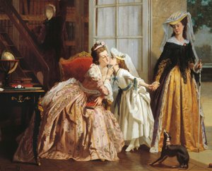 Marie Antoinette (tuval üzerine yağlı boya)