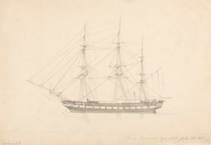 Lord Craven'in Yatı, 23 Temmuz 1817 by Joseph Cartwright