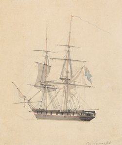 Tek Hermafrodit Brig, Kıç İleri