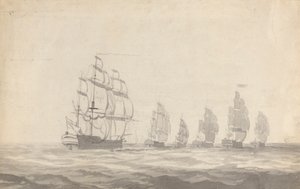 Ağır Denizlerde Taarruz Eden Altı Zırhlı by Joseph Cartwright