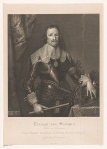 Portret van Francesco Tommaso van Savoye, prins van Carignano by Joseph Caspar