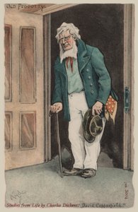 Yaşlı Peggotty, David Copperfield (renkli taş)