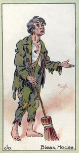 Jo. Charles Dickens'ın "Kasvetli Ev" kitabından, 1923 by Joseph Clayton Clarke