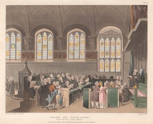 Chancery Mahkemesi, Lincoln's Inn Hall by Joseph Constantine Stadler