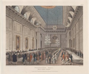 Masonlar Salonu, Great Queen Caddesi, 1 Ekim 1808., 1 Ekim 1808. by Joseph Constantine Stadler