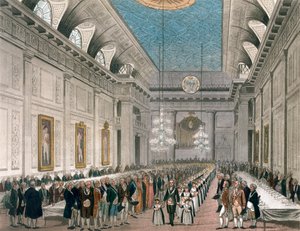 Masonlar Salonunda Alayı, Queen Street, Londra, c1780-1812