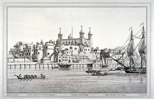 Thames Nehri üzerinde teknelerle Londra Kulesi