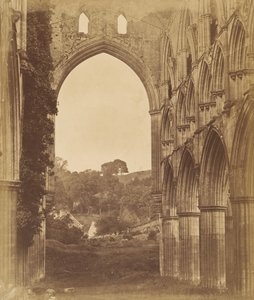 Rievaulx Manastırı. Koronun içi, 1850