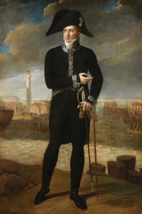 Bernard-Francois'nın Portresi, Marquis de Chauvelin (tuval üzerine yağlıboya) by Joseph Denis Odevaere