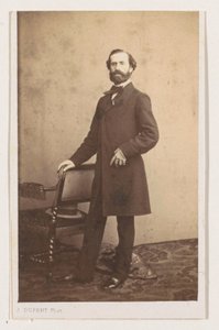 Ressam Joseph Bellemans'ın portresi, L'École d'Anvers'tan tam boy. Portreler biyografiler cartes de Visite. Koleksiyon Dupont (dizi adı)