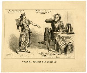 Columbia Çocuklarını İstiyor, 1864 by Joseph E. Baker