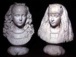 Effie ve Mary Millais (mermer)
