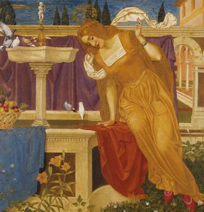 Çeşmedeki Evinin Görüntüsünü Gören Güzellik by Joseph Edward Southall