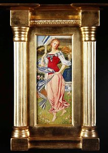 Arethusa Figürü için Çalışma by Joseph Edward Southall