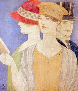 Sergi Ziyaretçileri by Joseph Edward Southall