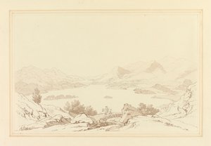 Derwent Gölü Gölü Genel Görünümü by Joseph Farington