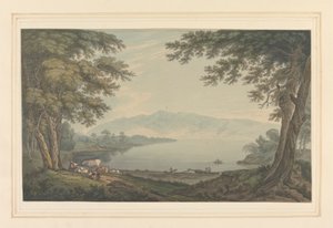 Skiddaw ve Derwent suyu by Joseph Farington