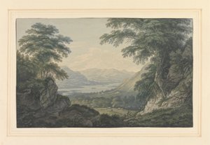 Ullswater'ın üst ucu by Joseph Farington
