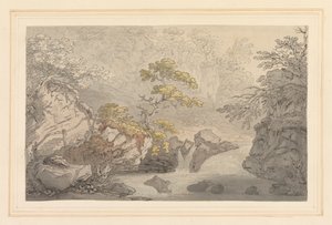 Cumberland'daki Rahibe Evi'nin görünümü by Joseph Farington