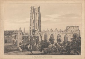 Kuşatma Sonrası Valenciennes'deki St. Nicholas Kilisesi'nin Görünümü by Joseph Farington