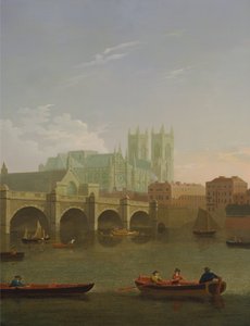 Westminster Manastırı ve Köprüsü by Joseph Farington