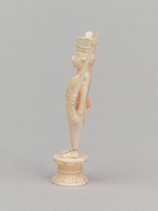 Beyaz piyon, satranç taşı, Hindistan, 1820 dolaylarında