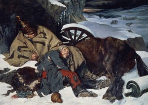 Rusya'dan Geri Çekilme Sahnesi by Joseph Fernand Boissard de Boisdenier
