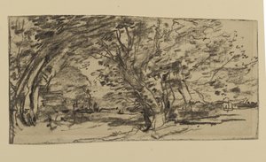 Ağaçların İncelenmesi, 1870 (kağıt üzerinde grafit)