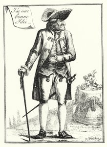 İyi Bir Fikrim Var (gravür) by Joseph Franz von (after) Goez