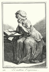 Deneyimli Matron (gravür) by Joseph Franz von (after) Goez