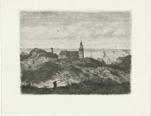 Scheveningen manzarası by Joseph Hartogensis