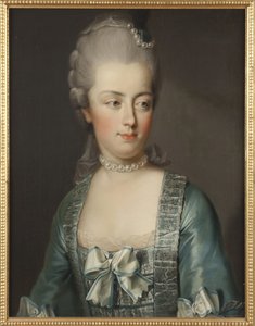 Avusturya arşidüşes Marie Antoinette (1755-1793), Fransız Kraliçesi, Hickel, Josef (1736 -1807) tarafından. Tuval üzerine yağlıboya. Ebat : 65x50 cm. Ulusal Müze Stockholm