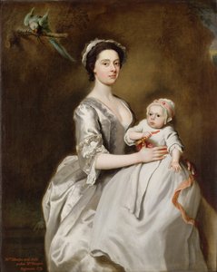 Bayan Sharpe ve Çocuk by Joseph Highmore